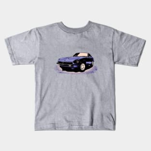 Blue 70 Datsun 240Z Kids T-Shirt